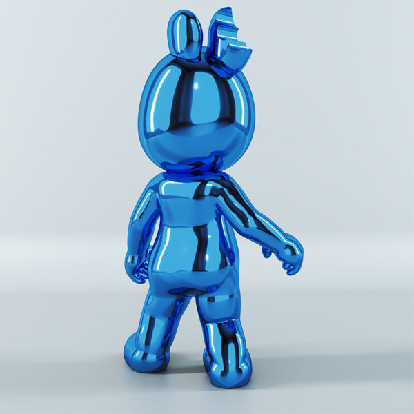 jackelb jack&lb figurine sculpture blue