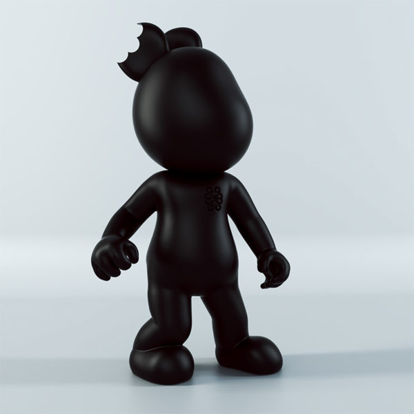 Tiny Jack&LB black art designer toy
