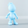 Tiny Jack&LB pastel blue art designer toy