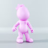 Tiny Jack&LB pastel pink art designer toy